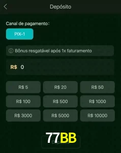 deposits 77BB